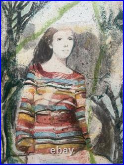 Boulevard Montparnasse André Goezu Lithographie signée numérotée