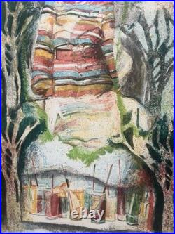 Boulevard Montparnasse André Goezu Lithographie signée numérotée