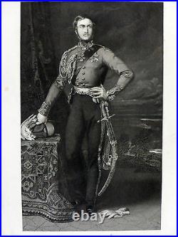 Brown / Thorburn Portrait Prince Consort Albert de Saxe-Cobourg-Goth ENGRAVING