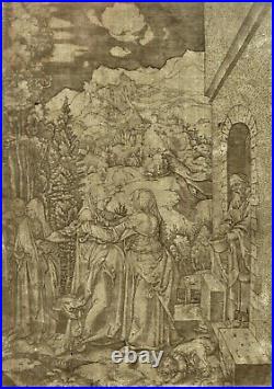 Burin de Marcantonio RAIMONDI daprès Dürer