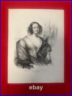 C25/4-GRAVURE ORIG-PORTRAIT-JULIENNE-ACTRICE-GYMNASE DRAMATIQUE-A. COLIN-19e