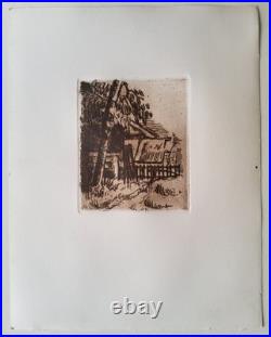 CÉZANNE rare Estampe Originale