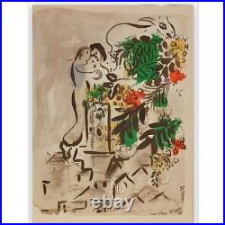 CHAGALL Marc (1887-1985) L'Oeuvre Gravé EO, 1957-4 LITHOGRAPHIES ORIGINALES