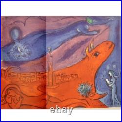 CHAGALL Marc (1887-1985) L'Oeuvre Gravé EO, 1957-4 LITHOGRAPHIES ORIGINALES