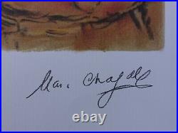 CHAGALL Marc (d'après) Amoureux de la Tour Eiffel, LITHOGRAPHIE signée, 500ex