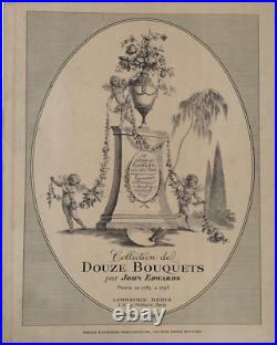 COLLECTION DE DOUZE BOUQUETS PAR JOHN EDWARDS Librairie Denis 1940