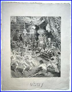 CURIOSA Alexandre Lunois (1863-1916) GRAVURE Danses Hindoues INDE Erotica 26/40