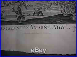 Callot Jacques. La Tentation de St Antoine Abbé. A Paris chez Mondhare. XIXè S