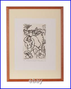 Cantique des Cantiques Gravure à l'Eau Forte n°1/30 par Eva Demarelatrous 2001