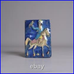 Carreau de céramique, Iznik, style Qajar