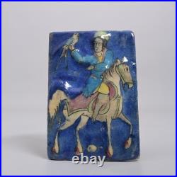 Carreau de céramique, Iznik, style Qajar