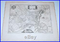 Carte 1656 JANSSONIUS antique map in-folio PADOVA Padoue Venise Venezia 118