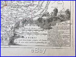 Carte Geographique Le Dauphine Par De Fer C. 1720