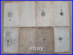 Carte ancienne 1766. Environs de Paris. Carte gravée, coloris d' époque XVIIIe