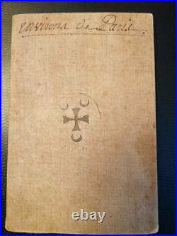 Carte ancienne 1766. Environs de Paris. Carte gravée, coloris d' époque XVIIIe