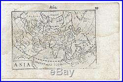 Carte ancienne ATLAS LANGENES old map 1609 ASIE Asia Tartarie Arabie Inde 29