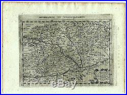Carte ancienne MAGINI map 1597 HUNGARIA TRANSYLVANIA Hongrie Transylvanie 157