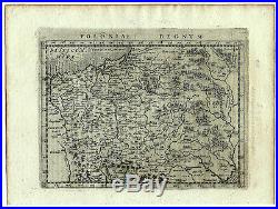 Carte ancienne MAGINI map 1597 POLONIA REGNUM Pologne Poland Polska 149