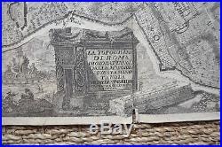 Carte de Rome XVIIIème 1773 La Topografia di Roma Piranesi Benedetti