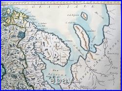 Carte des Royaumes De Suède et Norwege Jean-Baptiste de la Fosse 1780 Carte des Royaumes De Suède et Norwege Jean-Baptiste de la Fosse 1780