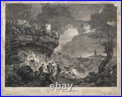 Ceyx et Alcyone D'ap Vernet Grèce Antique Mythologie Océan Ruines Divinités