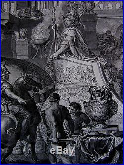 Charles Le Brun-pierre Picault Graveur-alexandre Le Grand-gravure-babilone