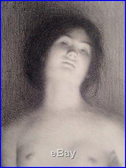 Charles Léandre Rare Eau Forte Symboliste Nue féminin XIXème