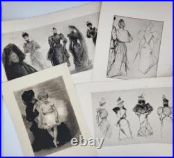 Charles Paul RENOUARD (1845 1924) -Collection de 10 estampes