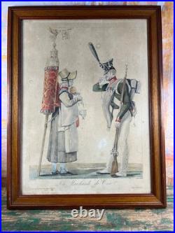 Charles Vernet La Marchande de Coco Antique French Engraving c. 1810 Debucour