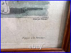 Charles Vernet La Marchande de Coco Antique French Engraving c. 1810 Debucour