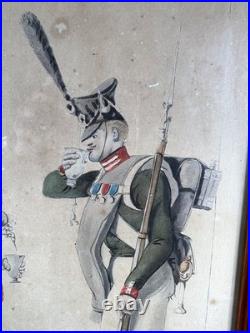 Charles Vernet La Marchande de Coco Antique French Engraving c. 1810 Debucour