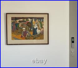 Claude Chevalley, Belle lithographie orientaliste Signée au crayon et numérotée