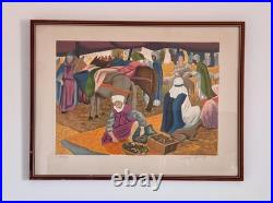 Claude Chevalley, Belle lithographie orientaliste Signée au crayon et numérotée