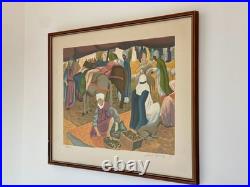 Claude Chevalley, Belle lithographie orientaliste Signée au crayon et numérotée