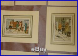 Collection 12 lithographies signées illustrateur Harry ELIOTT 1882 1959