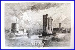 Collection De Vingt cinq Lithographies XIXe, De La Rochelle Et Environ. Par Dieu