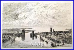 Collection De Vingt cinq Lithographies XIXe, De La Rochelle Et Environ. Par Dieu