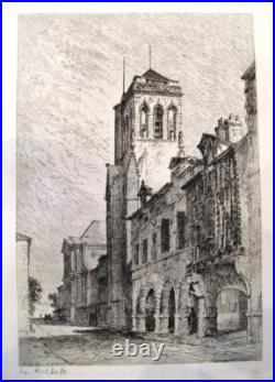 Collection De Vingt cinq Lithographies XIXe, De La Rochelle Et Environ. Par Dieu
