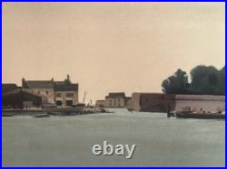 Concarneau Jean-Paul Stauffer Lithographie signée numérotée