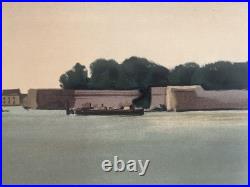 Concarneau Jean-Paul Stauffer Lithographie signée numérotée