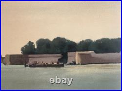 Concarneau Jean-Paul Stauffer Lithographie signée numérotée