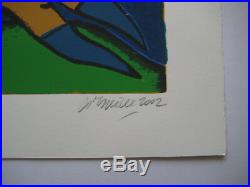 Corneille Lithographie 2002 Signée Au Crayon Num/75 Handsigned Numb Lithograph