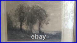 Corot Paire d' Eaux Fortes La Pastorale et Les chevriers des Iles Boromées