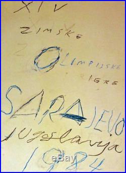 Cy Twombly, lithographie offset signée à la main 1995
