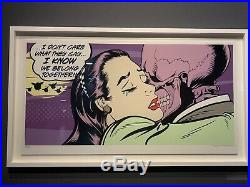 DFACE Careless Whisper Sérigraphie Signée Ed 140 Whatson-Obey-banksy