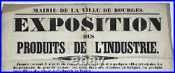 DOCUMENT XIXe Exposition des produits de l'industrie, 1849 Gravure DOCUMENT XIXe Exposition des produits de l'industrie, 1849 Gravure