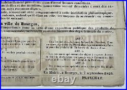 DOCUMENT XIXe Exposition des produits de l'industrie, 1849 Gravure DOCUMENT XIXe Exposition des produits de l'industrie, 1849 Gravure