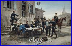 D'après Alphonse de NEUVILLE Porteur de dépêches Photogravure