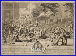 D'après PICART 1673 1734 La faillite de la rue Quincampoix Vers 1720