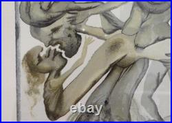 Dali. Litho la divine comédie, l'enfert 04 les limbes signée et numérotée 4/100